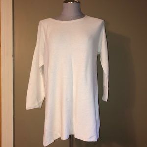 White Merona Ribbed Sweater